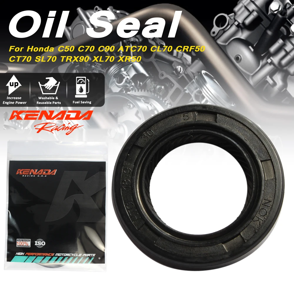 

KENADA Racing 91202-GK4-722 For Honda C50 C70 C90 ATC70 CL70 CRF50 CT70 SL70 TRX90 XL70 XR50 Oil Seal