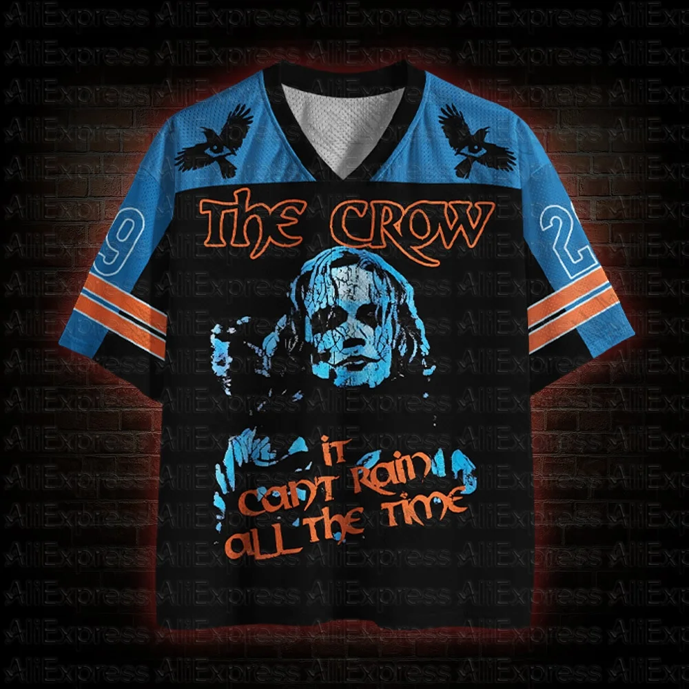 2026 New Movie Sports Fashion Adult and Children's Short Sleeve V-neck Street Eye Clothing Gothic Style Horror Fans Gift