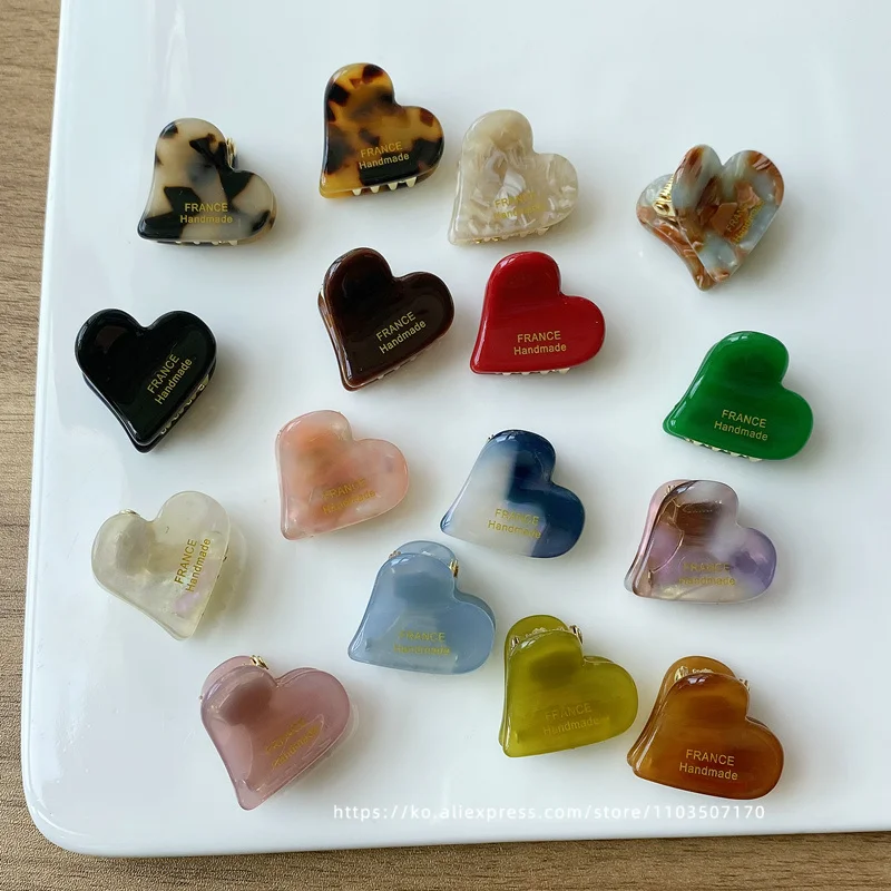 

South Korean FRANCE heart-shaped small hair clip with bangs and side hair clip and broken hair clip
