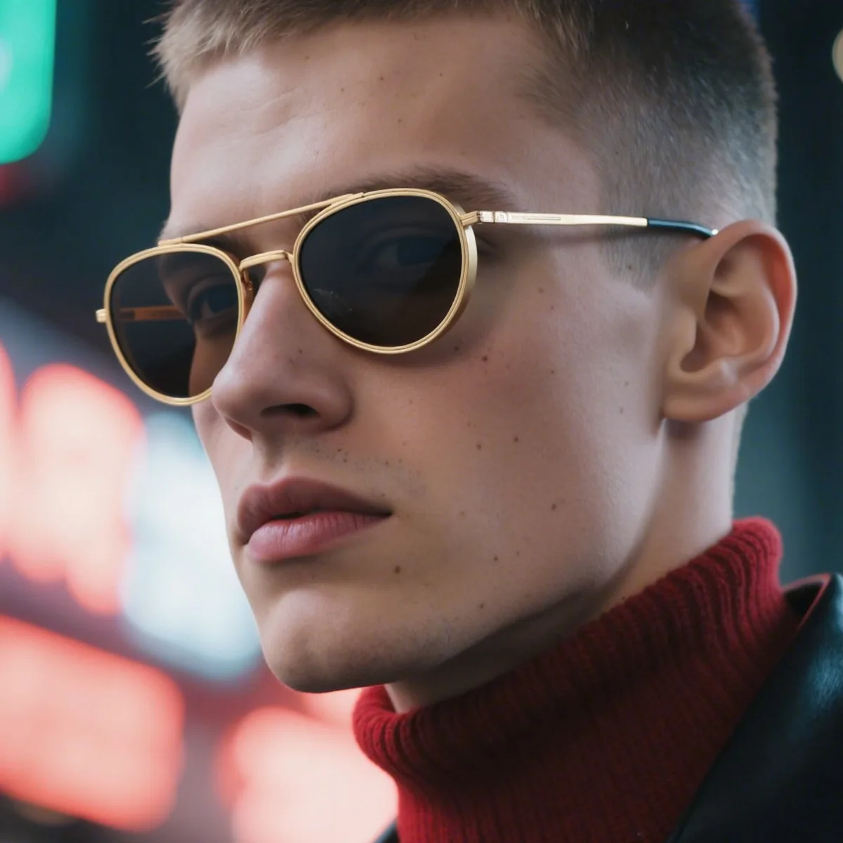 

Designer Men's sunglasses 2025 new high-end round frame steampunk style Women's fashion UV protection sun glasses Gafas De Sol