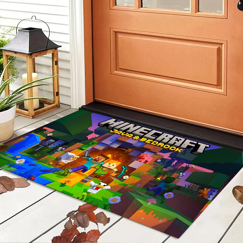 Minecraft Floor Mats Kitchen Carpet for Bedroom Doormat for Entrance Door Room Rugs Living Room Mat Home Decoration Bathroom Rug