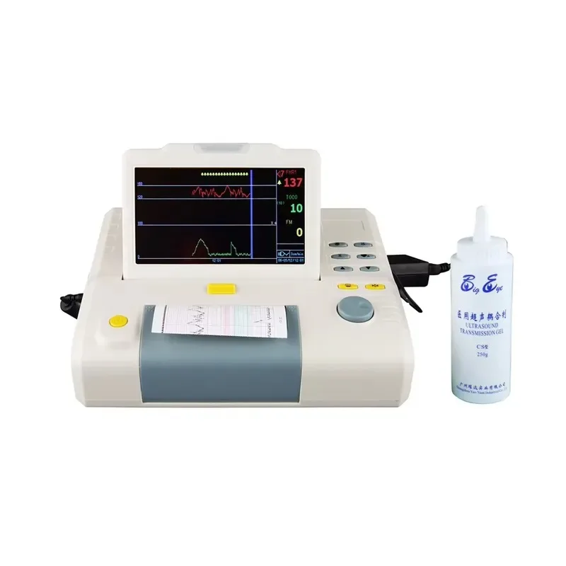 Кардиотокограф для плода Baby Heart TOCO с принтером, 7-дюймовым экраном, Lethealth