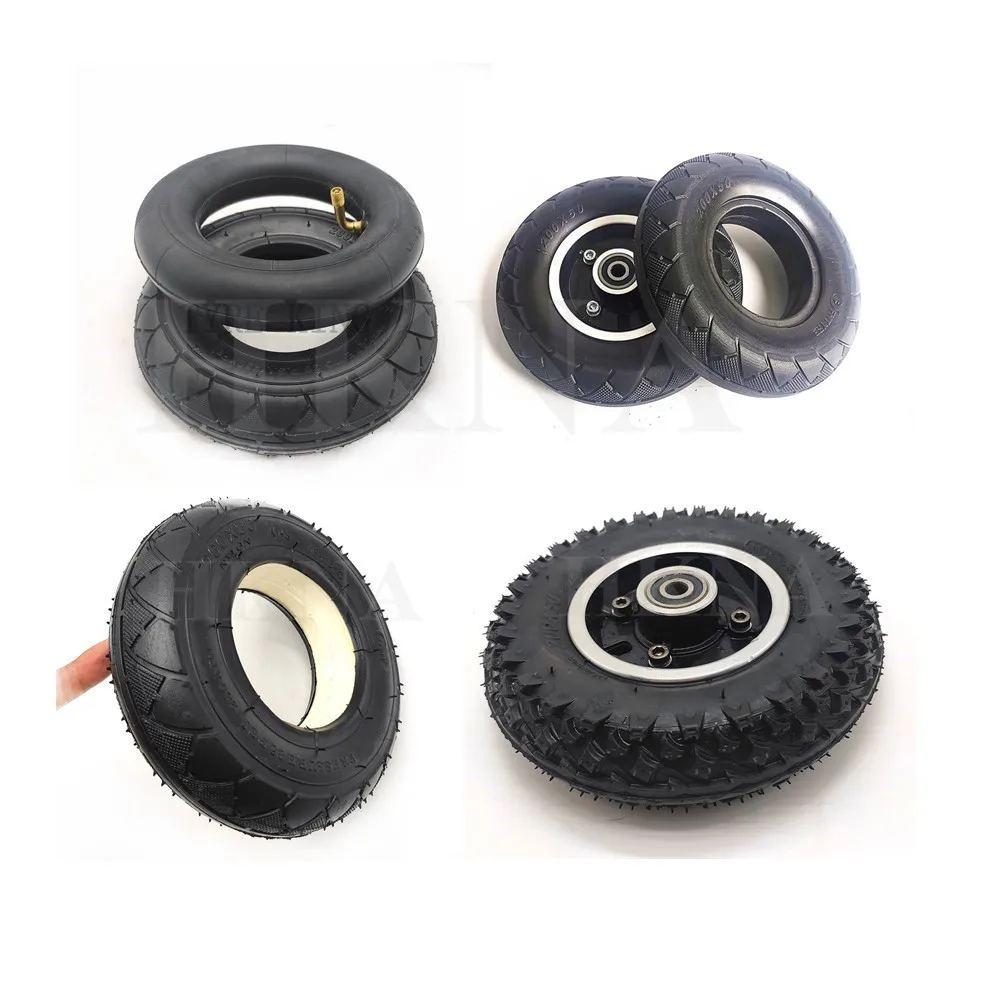 Electric Scooter 200x50 Tire Wheel Accessories 8-inch 8x2 Solid Tire, Pneumatic Inner Tube Outer Tyre, Front and Rear Wheels