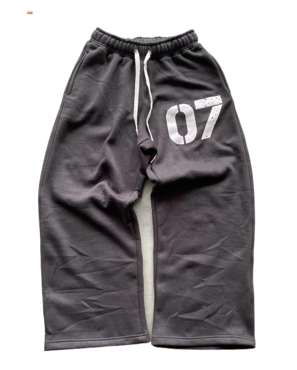 Streetwear Baggy Sweatpants Drawstring Sports Pants Y2K Casual Zipper Cardigan Fashion Digital Print Hooded Men Women Street Set