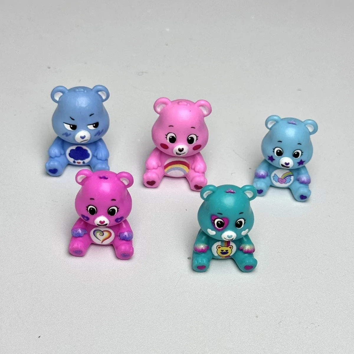 Care Bears Mini Figures Jewelry Set, Cute Bear Themed Decora