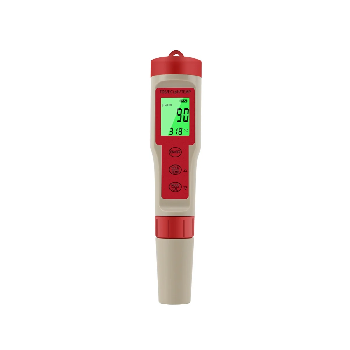 4-in-1 Digital Water Quality Tester PH/TDS/EC/Temperature Meter for Pools Aquariums Drinking Water