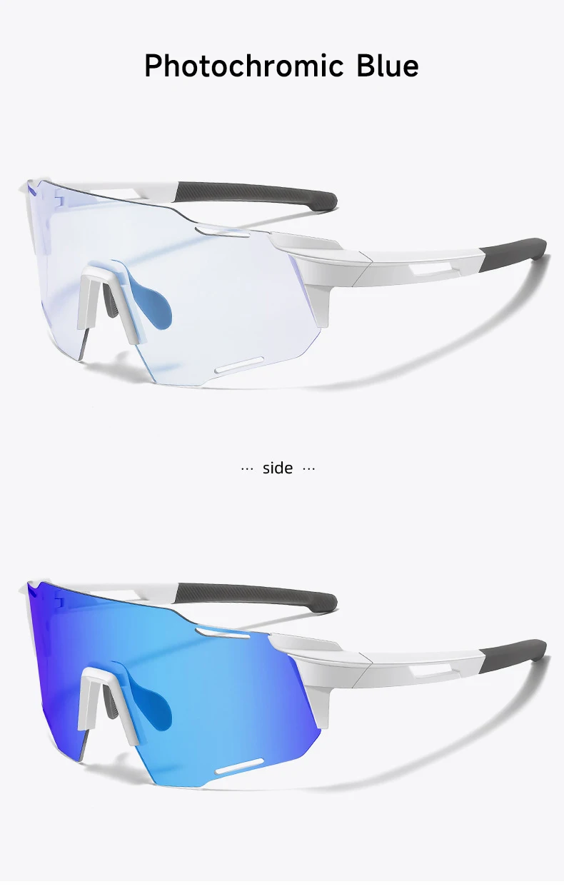 Neue Outdoor Radfahren Sonnenbrille Männer Photochrome Rennrad Brille Frauen Sport Bergsteigen Fahrrad UV400 Brille – Detail 9