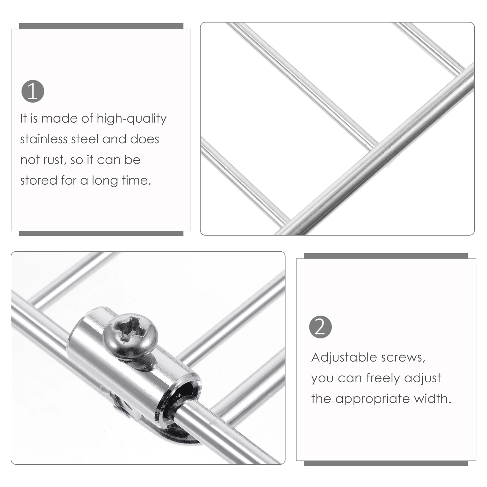 

Electric Oven Rack Barbecue Wire BBQ Grill Racks Silver Baking Grid Mesh Net Grilling Kitchen Tool Stainless Steel