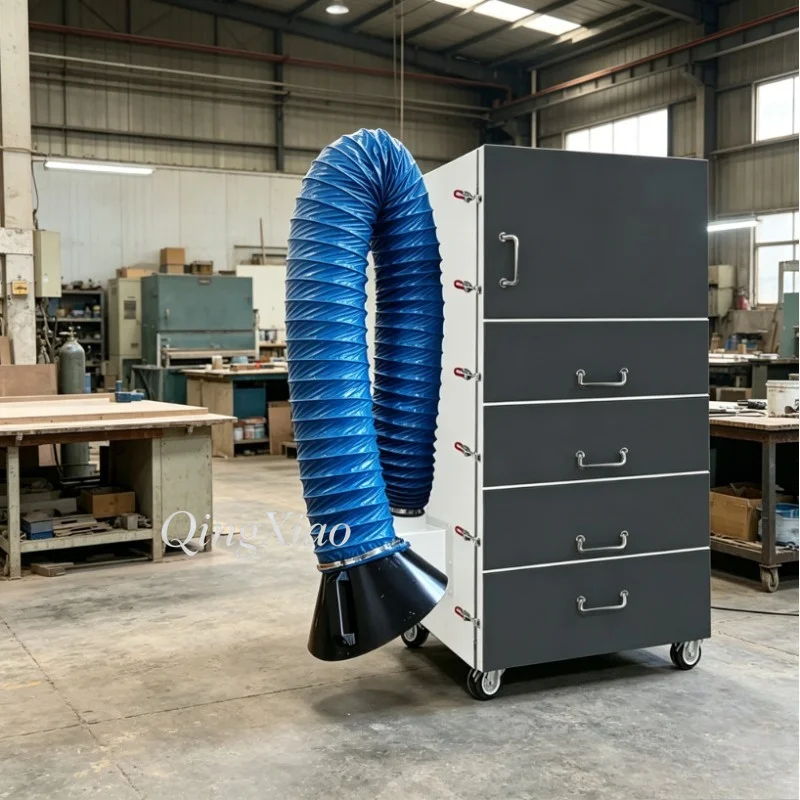 Activated Carbon Adsorption Box Movable Industrial Air Purifier Small Environmental Protection Equipment For Waste Gas