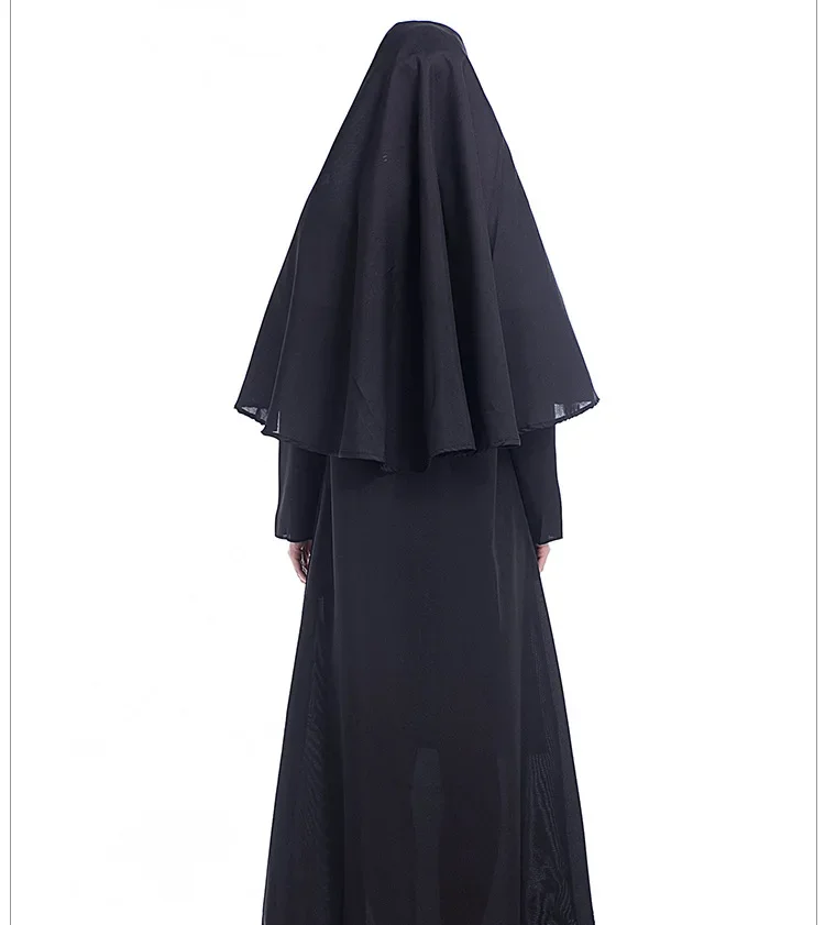 New European and American Cos Female Nun Robe Party Character Costume Drama Stage Performance Halloween Costumes for Women