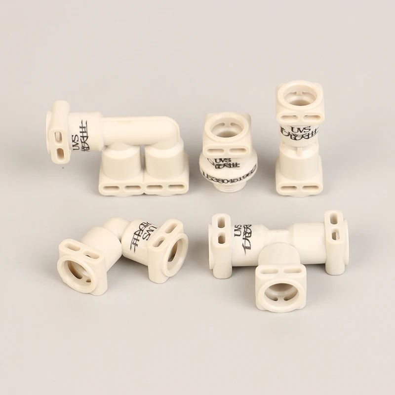 Connettore per macchina da caffè dritto L TF bidirezionale a tre vie per macchina da caffè completamente automatica, accessori per l'interfaccia