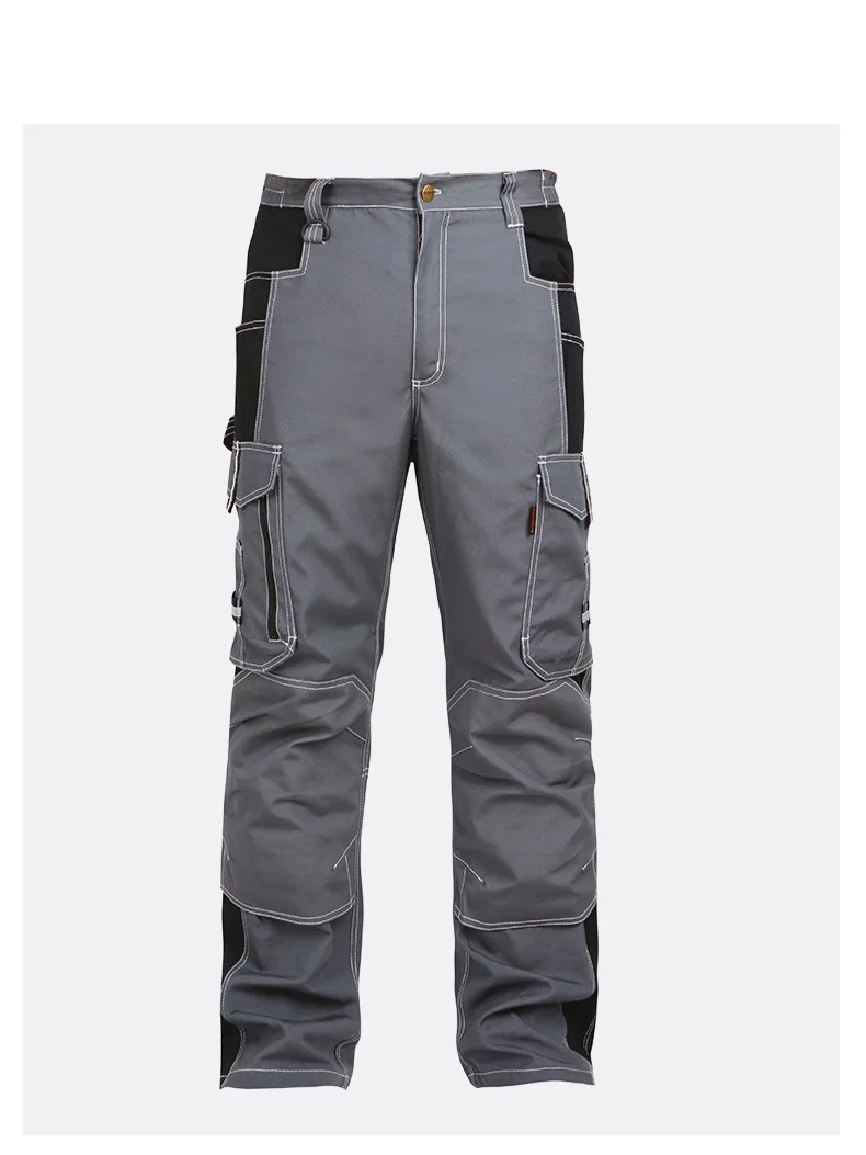 Technical Worker Trousers Multi Pocket Wear Resistant Construction Work Pants Men Workwear Cargo Pants Man Multi Pocket Trousers