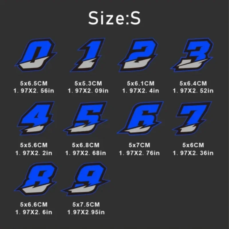 1PC Lightning Number Car Stickers, Dynamic Numerical Design Decals, Distinctive Automotive Styling Items
