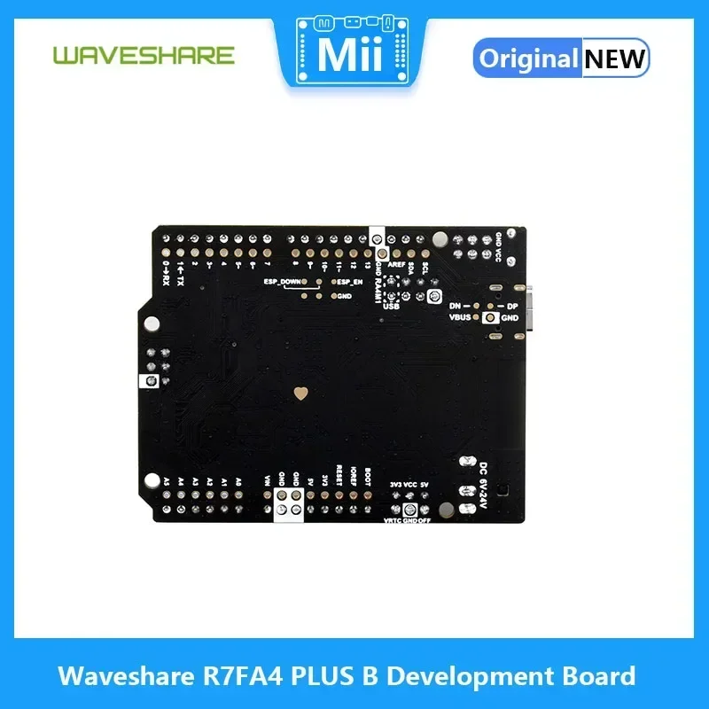 Carte de développement Waveshare R7FA4 PLUS B, basée sur R7FA4M1AB3CFM, compatible avec Arduino UNO R4 WiFi, équipée d'un ESP32-S3FN8
