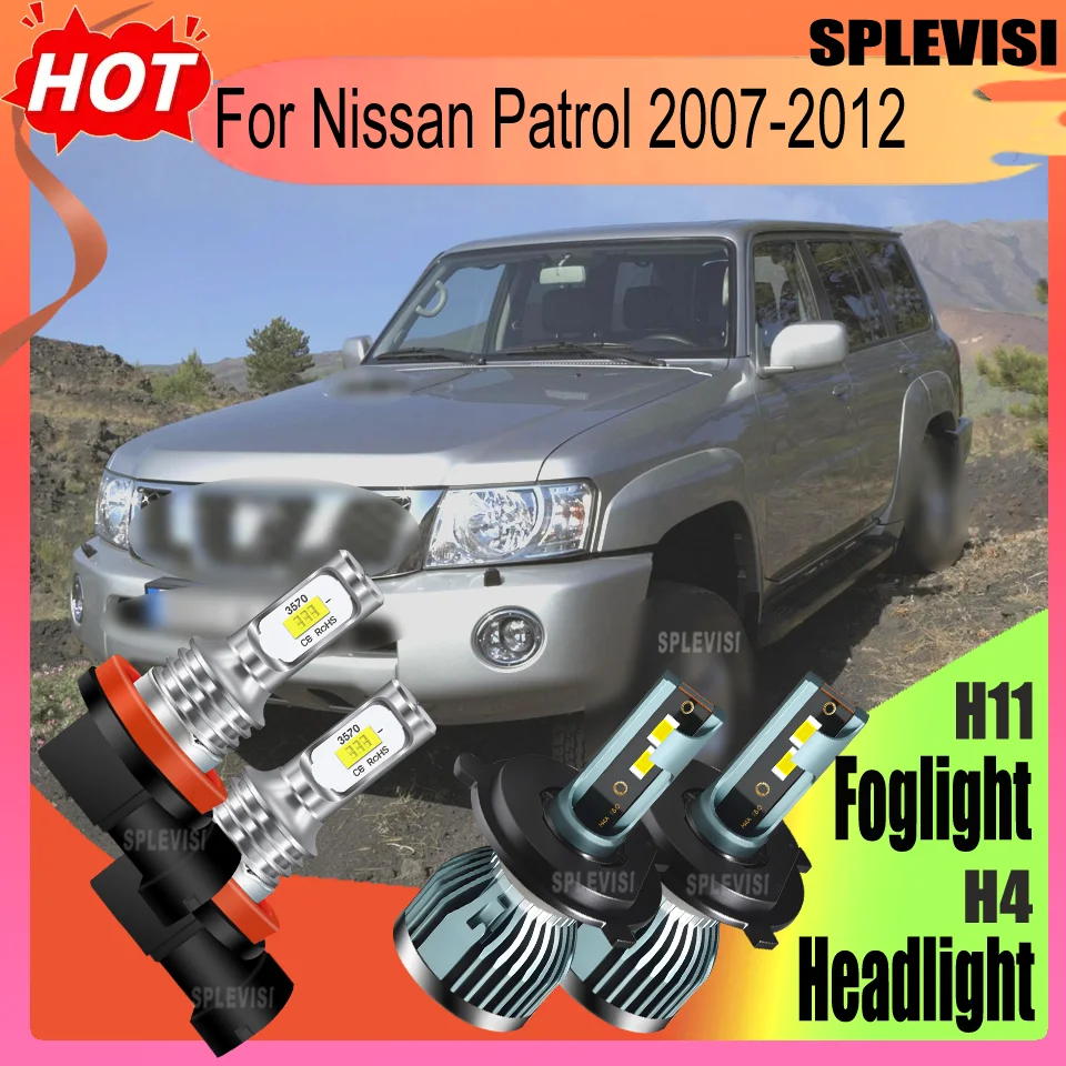 

Waterproof and Dustproof High - Intensity Lighting H4 H11 Headlight Foglight For Nissan Patrol 2007 2008 2009 2010 2011 2012