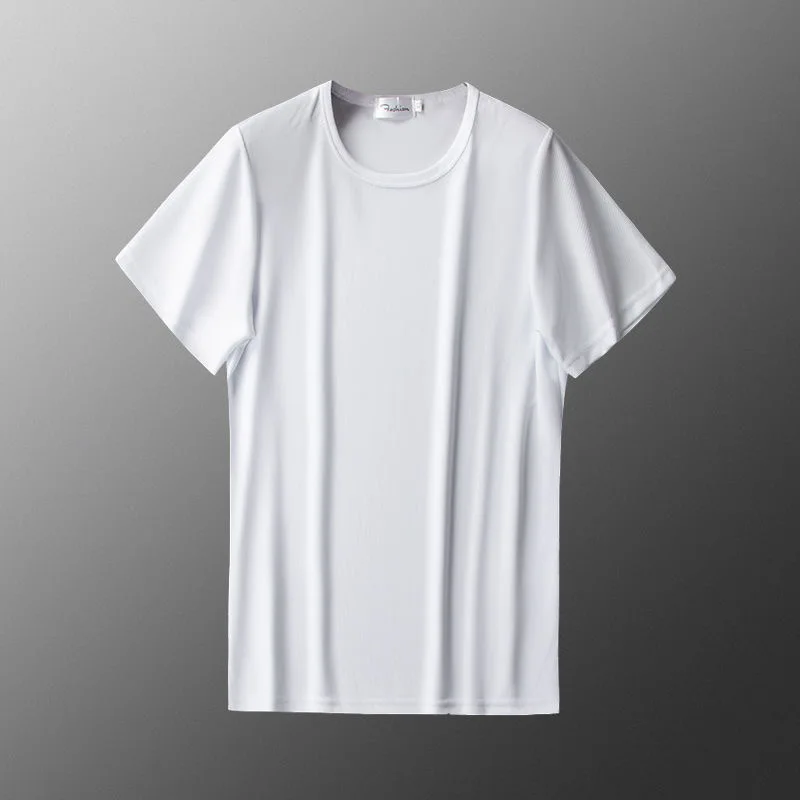 Ice silk t-shirt white
