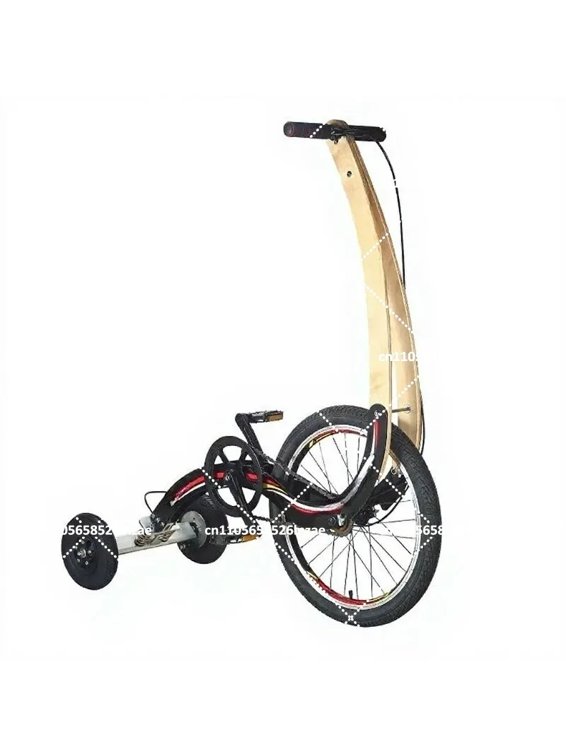 

Vertical Stationary Bike Standing Three-Wheel Commuter Bicycle for Home Workout