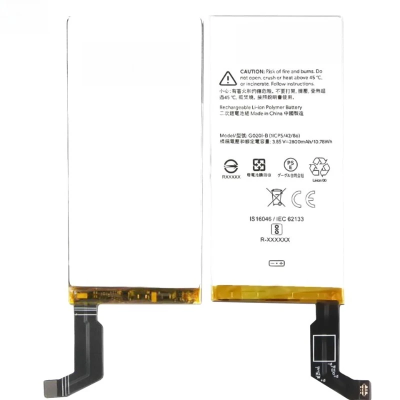 3.85V 2800MAH Built-in Durable Battery for Google Pixel 4 G020I-B Mobile Rechargeable Battery