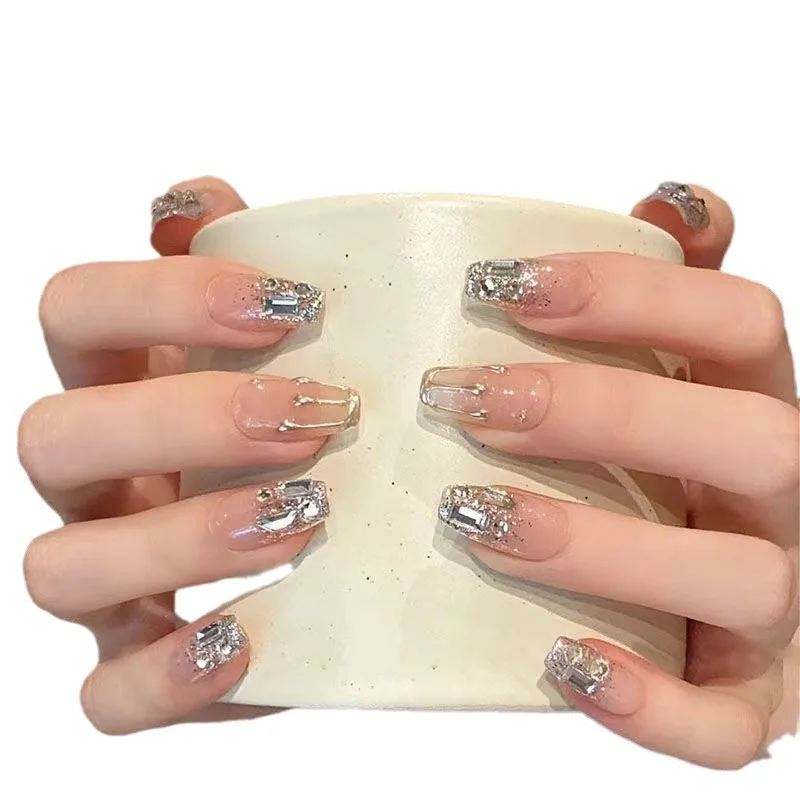 

Purely handmade phototherapy wearing nail brandy reusable nail patch removable