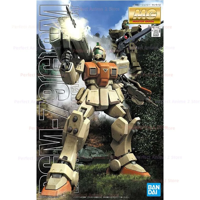 Bandai Figure Gundam Model Kit Anime Figures MG 1/100 GM RGM-79[G] Mobile Suit Gunpla Action Figure Toys for Boys Gifts