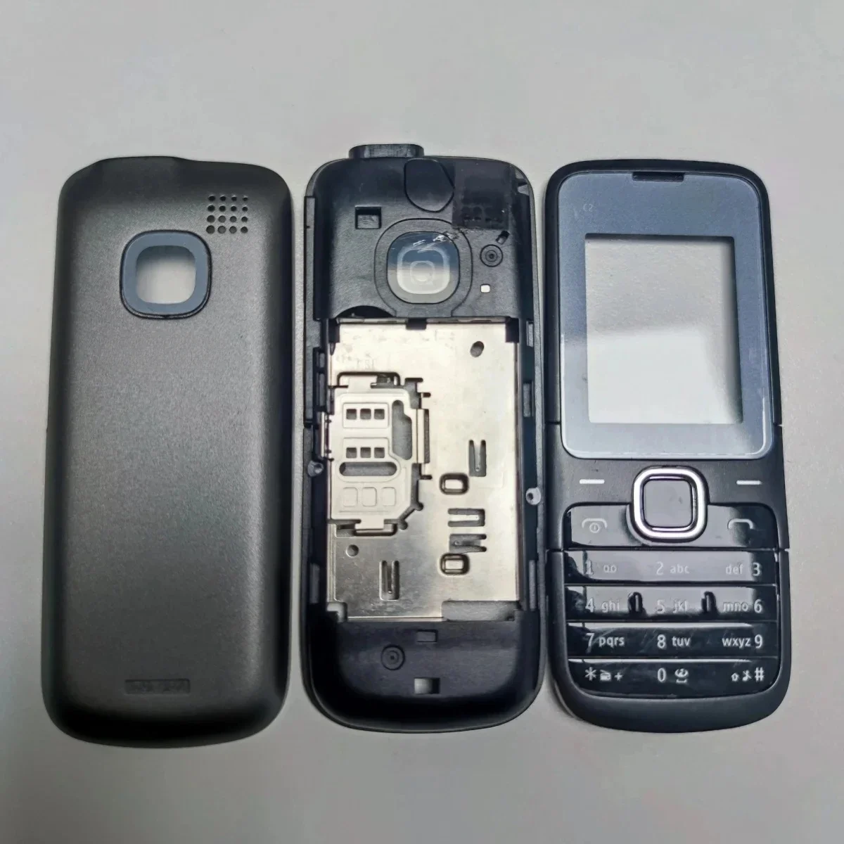 

Чехол для Nokia C2 C2-00, полный корпус мобильного телефона, крышка батарейного отсека, дверная рамка с английской клавиатурой