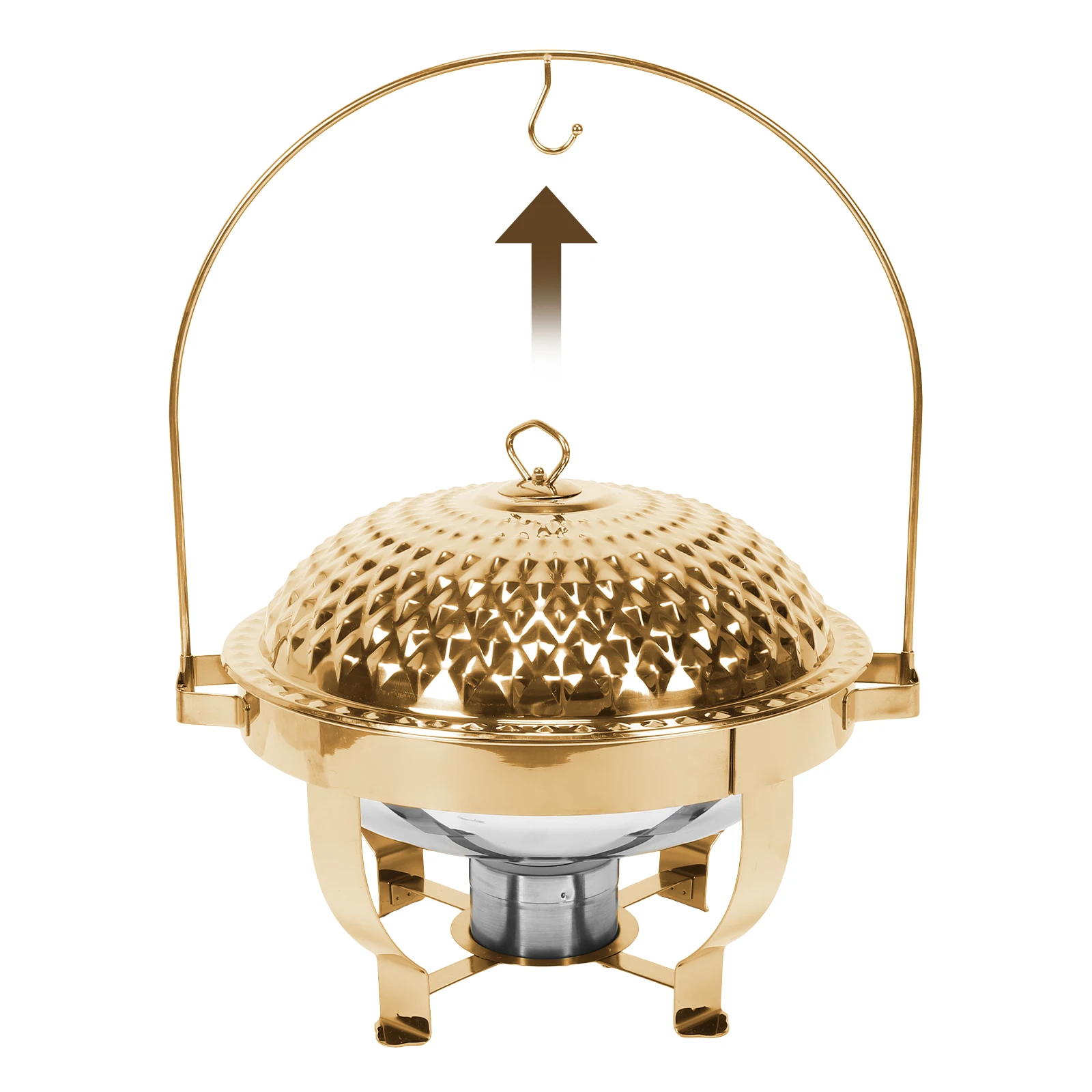 

Набор из 4-х подогревателей для еды: многофункциональные подогревающие подносы большой емкости для семейных встреч и вечеринок