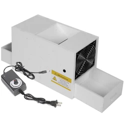 Electric Household Bird Feed Food Shell Blower Adjustable Wind Shelling Machine with 2 Piece Drawers