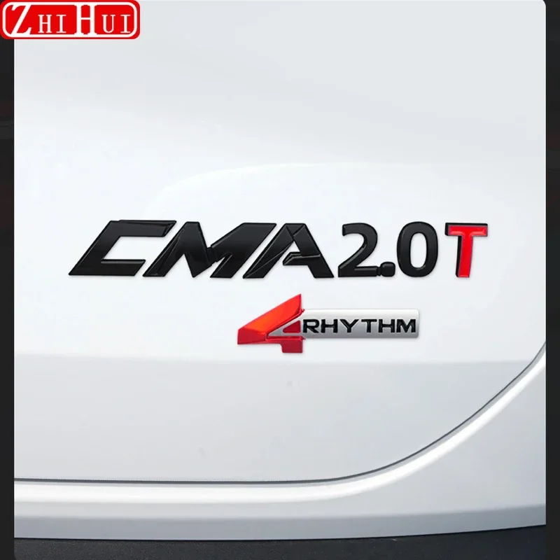 NEW For Geely Starray Monjaro 2024 2023 Car Personalized CMA Label Modified Rear Displacement Label Tailgate Decoration Accessor