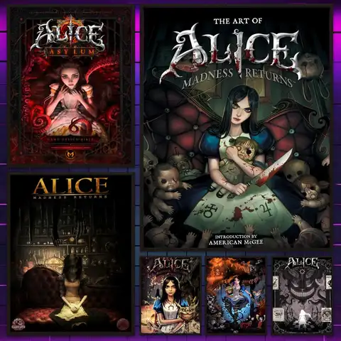 Alice madness returns art book-AliExpress