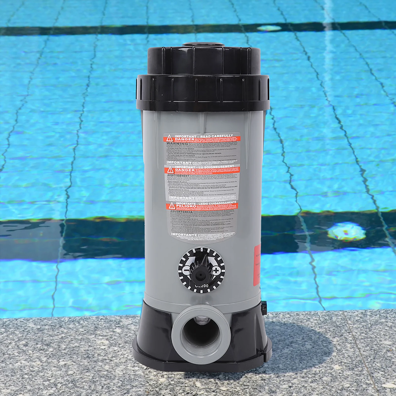 Swimming Pool Automatic Chlorine Feeder CL-200 9L PVC Water Pool Dosing Dispenser Device Accessories Automatic Chemical Feeder