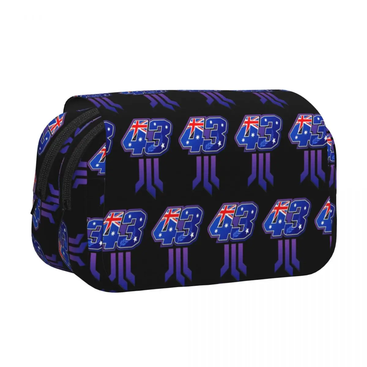 Jack Miller Number 43 Pencil Case Pencil Pouch Hard Shell Leather Big Capacity Pen Box Pencil Bag for Kids School