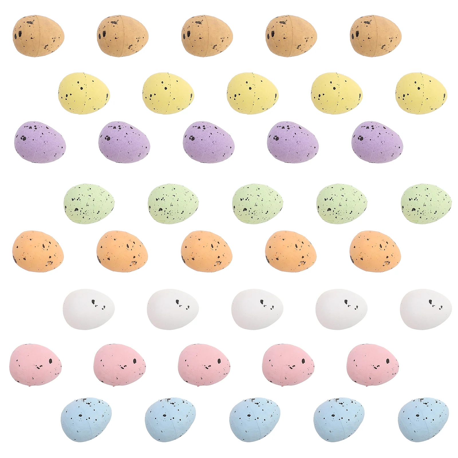 100pcs 1 8 ซม.สีโฟมตกแต่งจําลองปาร์ตี้อีสเตอร์ Pigeon ไข่มินิรุ่นที่มีสีสันเทศกาล Home Office