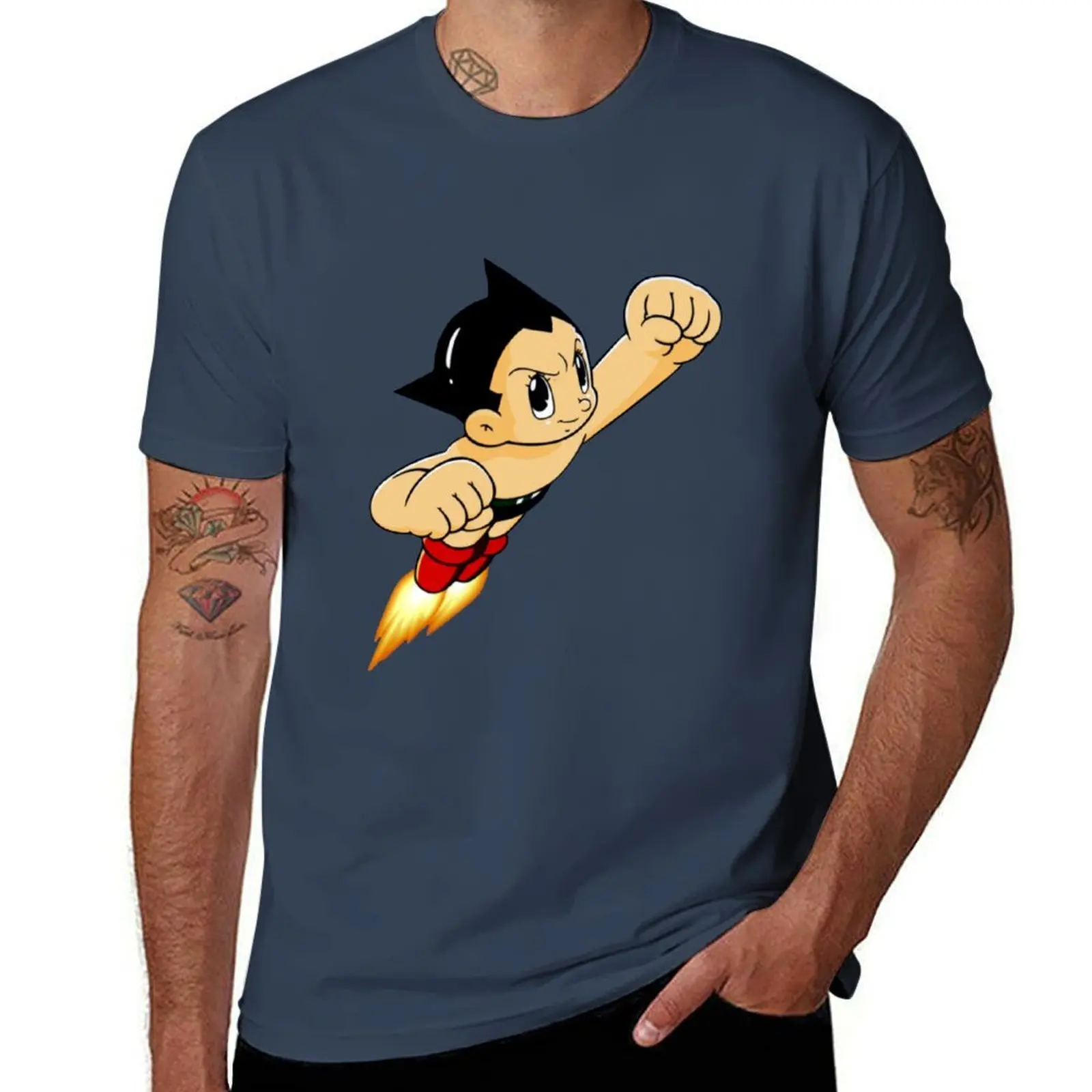 Astro Boy T-Shirt Work Short Sleeve Cotton Top