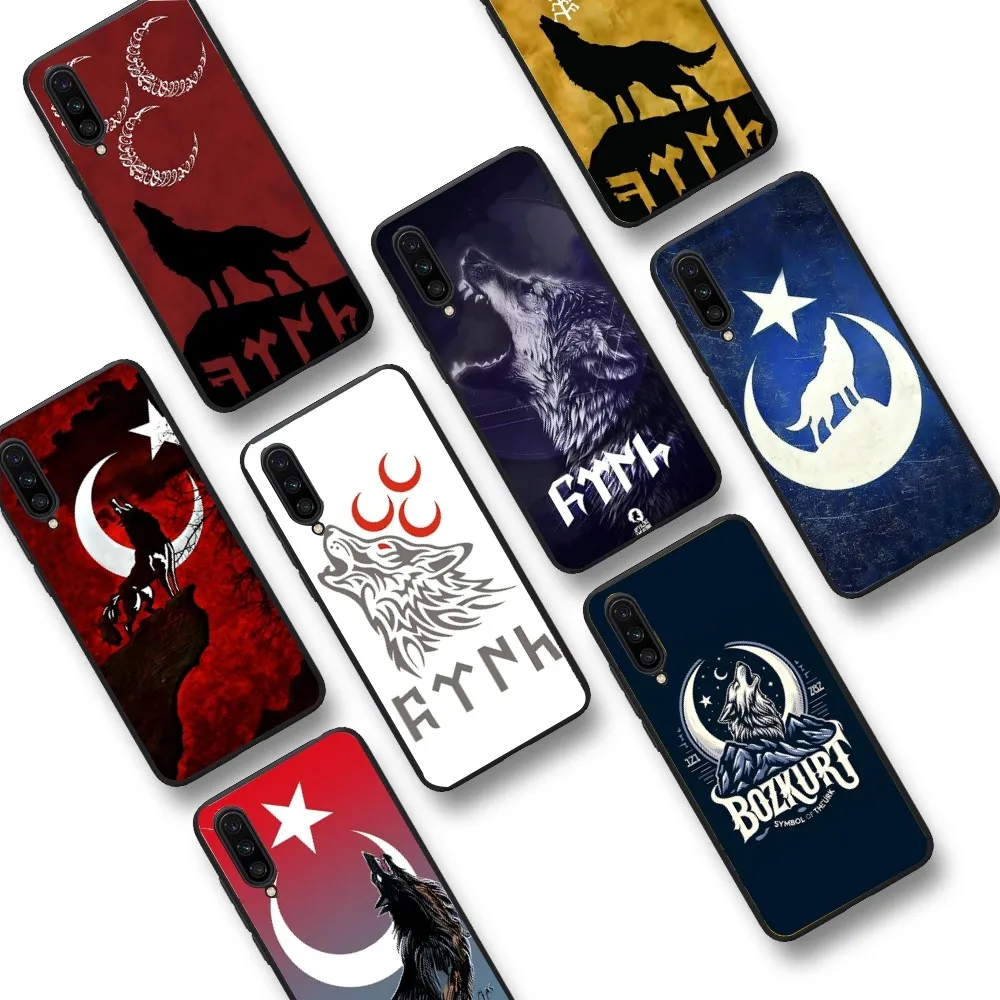 T-Turkish Language Bozkurt Gray Wolf Phone Case For Xiaomi Mi 5X 8 9 10 11 12 lite pro 10T PocoX3pro PocoM3 Note 10 pro lite