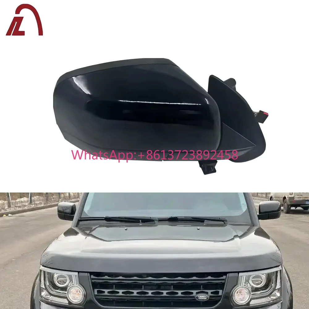 The Car Rearview Mirror Assembly Is Suitable for the 2010-2013 Black High-Quality Land Rover Discovery 4 Models Side View