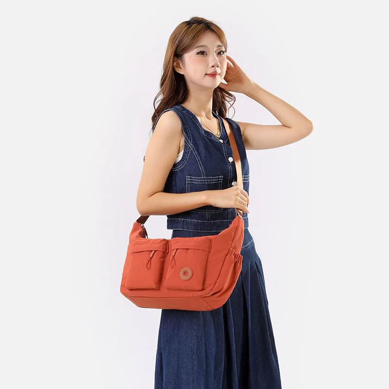 

Canvas Crossbody Bag Eco Linen Blend Oversized Shopper Tote Beach to Office Convertible Wrinkle Resistant Essential Companion