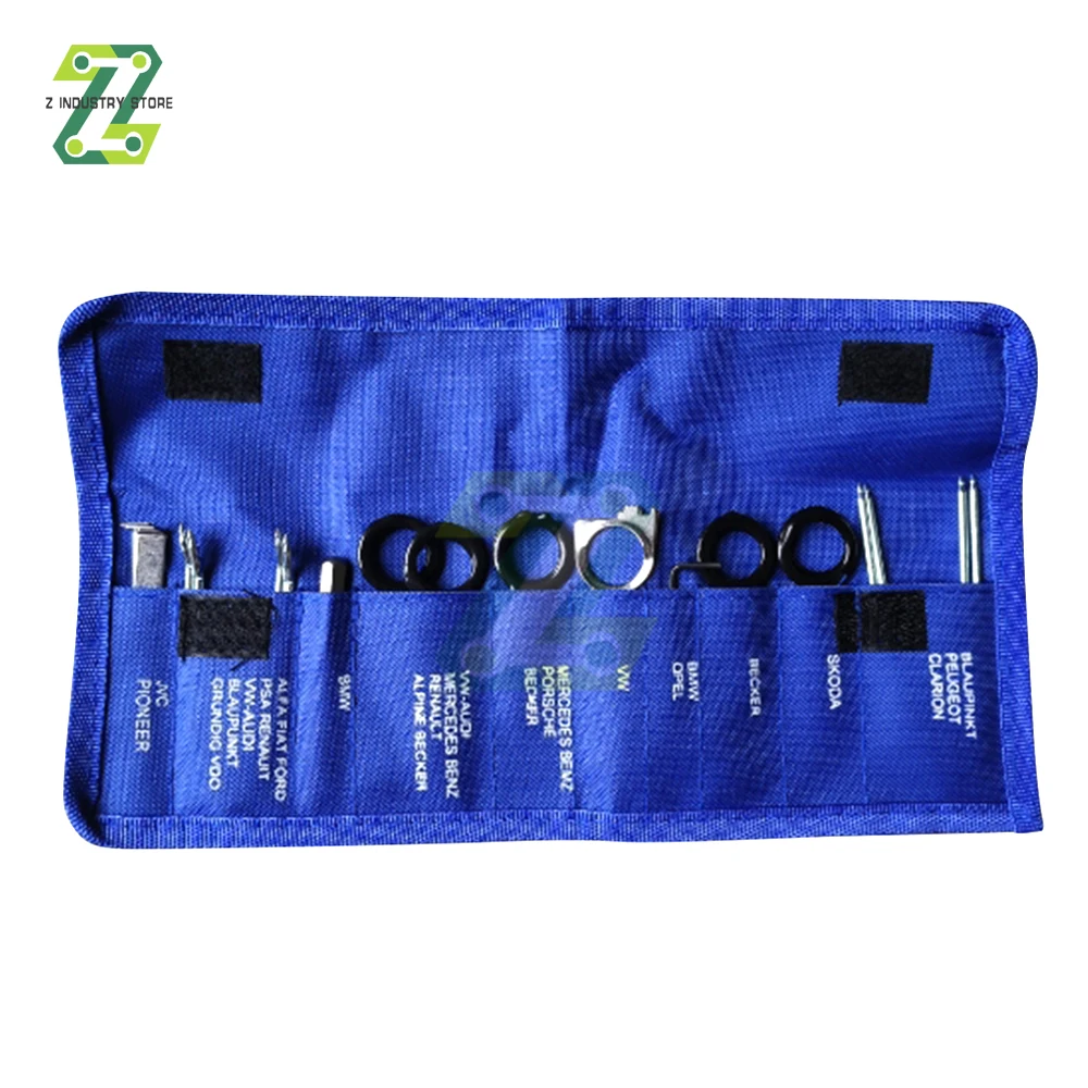 20pcs Stereo Dash CD Player Removal Tool Set Automobile Accessories Car Radio Audio Removal Install Key Kit