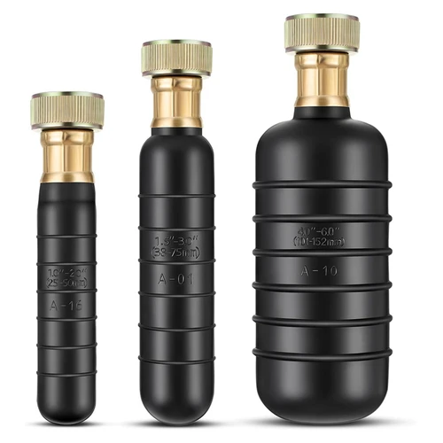 Imagen 1 del producto ABGR-Kit de vejiga de drenaje, vejigas de limpieza de drenaje de 3 piezas que se adaptan a tuberías de drenaje de 1 a 6, desenganche bloquean el drenaje principal y las alcantarilladas