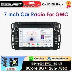 Android 12 Car Radio GPS for Chevrolet Silverado Tahoe Monte GMC Yukon 3 Denali Acadia Multimedia Player Radio 7Inch 2Din GPS