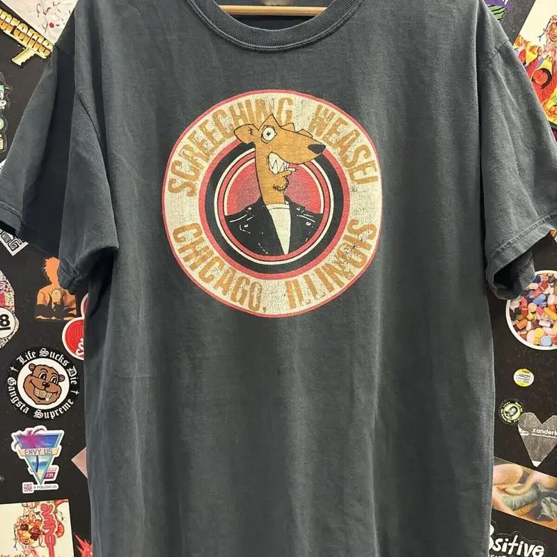 Screeching Weasel Chicago Il T Shirt Cotton Black S To 5Xl