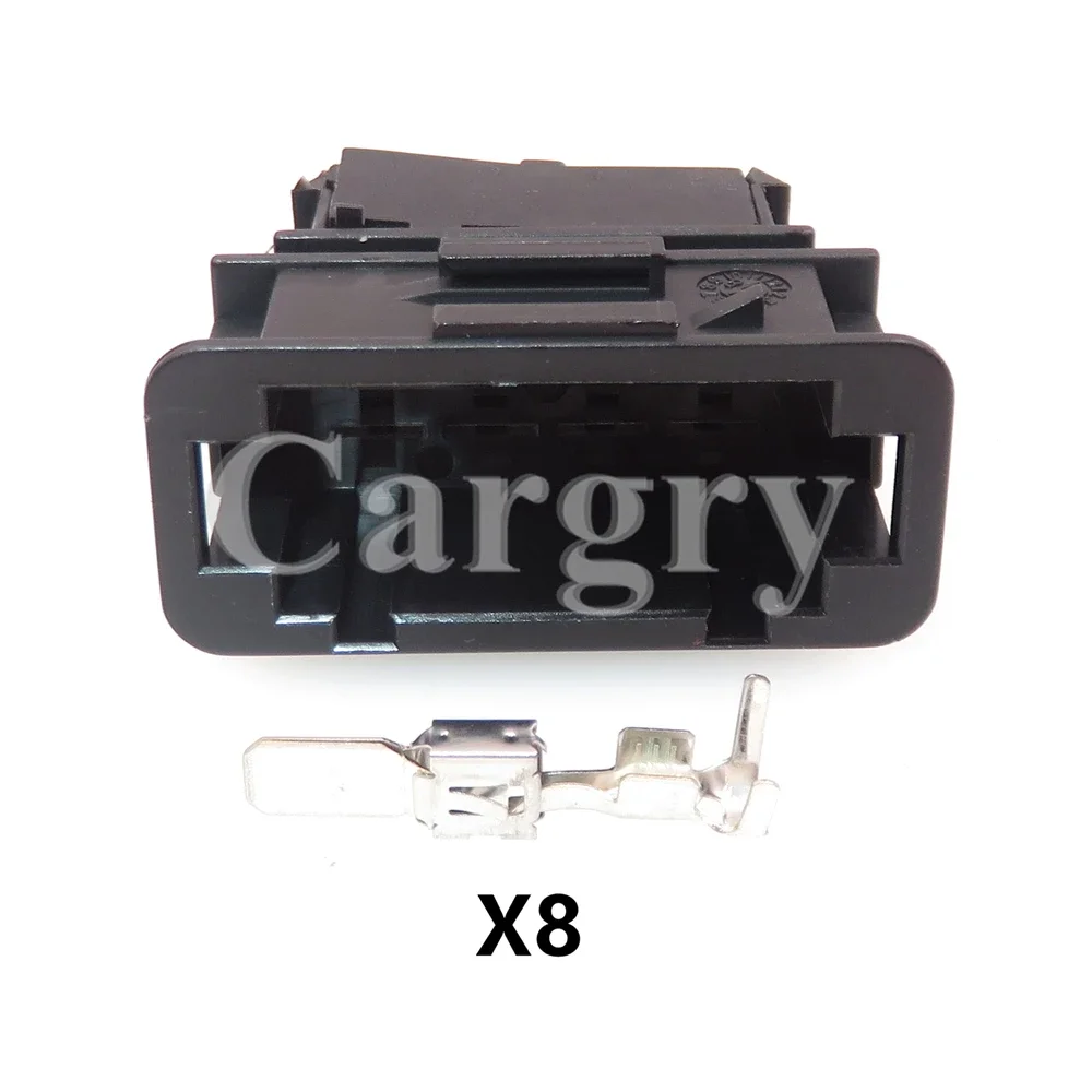 1 Set 8P 1J0972784 Car Unsealed Socket With Terminals AC Assembly Auto Electric Wiring Cable Connector For VW 1J0 972 784