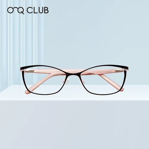 O-Q CLUB gafas de ojo de gato para mujer, monturas de gafas para mujer, gafas de sol para mujer, gafas de sol de cristal, lentes femeninas para leer