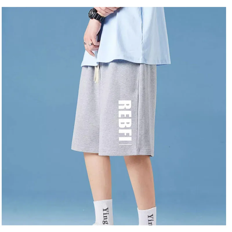 

2024 new summer hot trend men's sweatpants cotton sense of leisure trousers five-minute foreign trade sources
