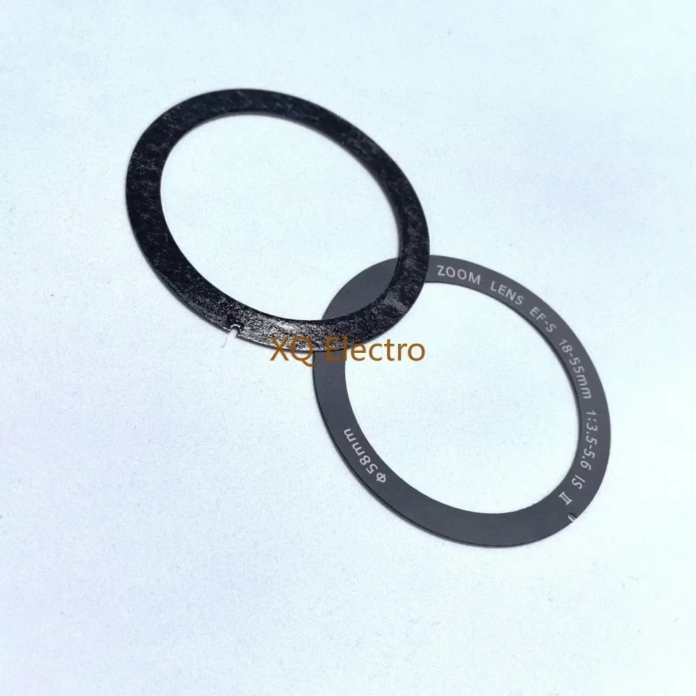 1 Pcs New 18-55 mm f.5-5.6 II III 18-150mm 55-250mm II  Lens Front Pressure Parameter nameplate Label Ring For Canon 55-250 mm