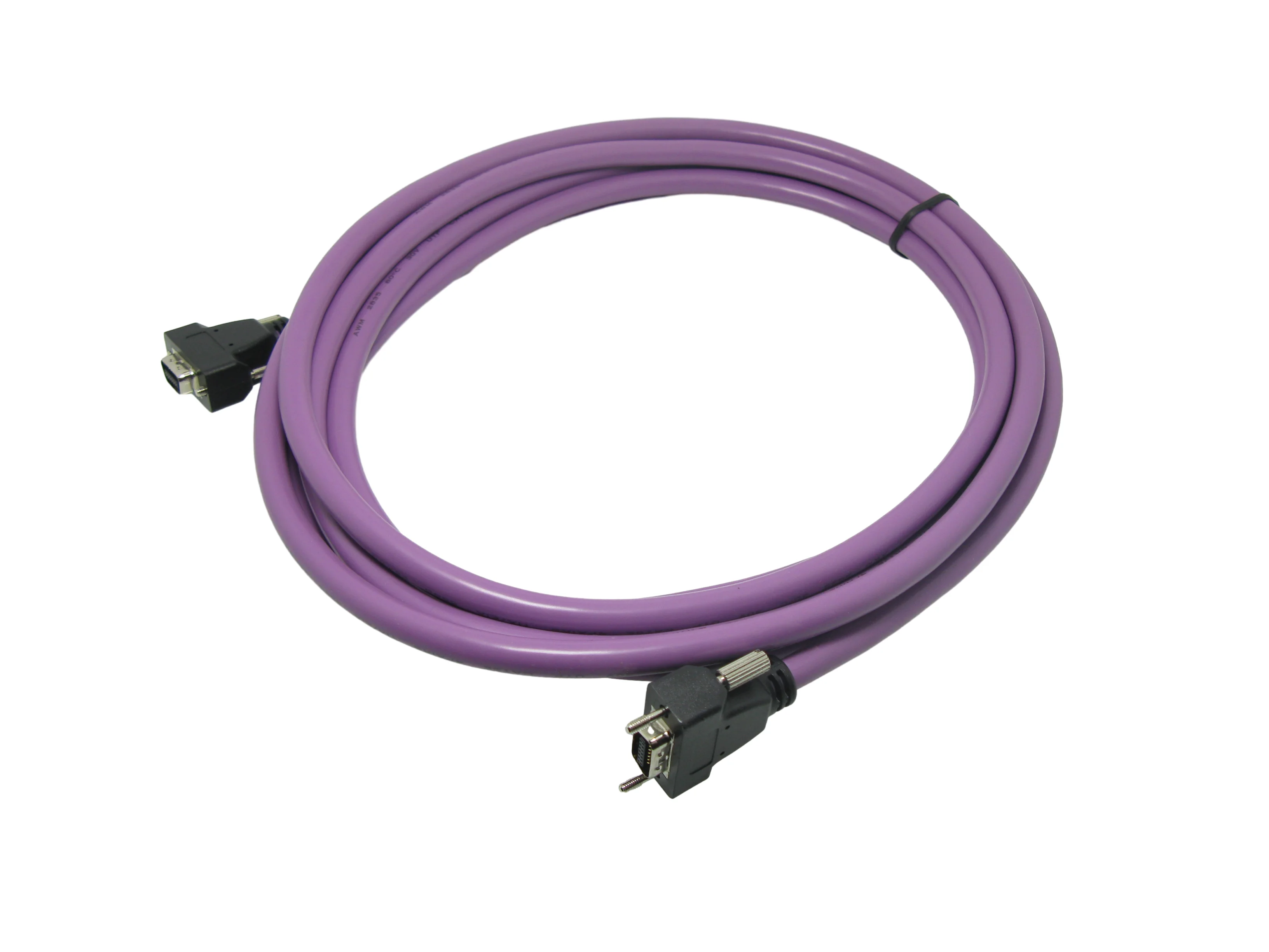 6M Purple 14P High Density LVDS PCI Data Cable For KM512 Print Head Solvent Inkjet Printer