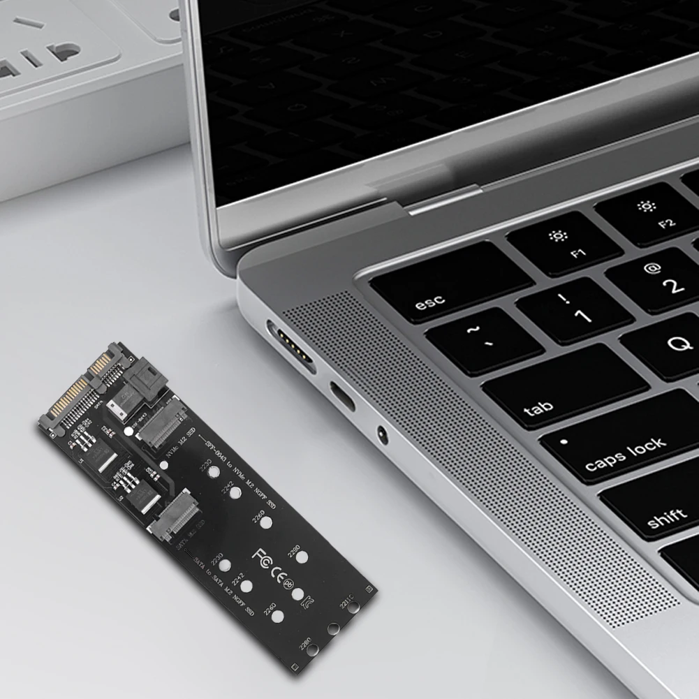 SFF-8643 Ke M.2 U2 Kit NGFF M-Key Ke Slimline SAS NVME PCIe 22Pin SATA Adapter SSD Converter Cocok untuk Laptop Desktop Mainboard