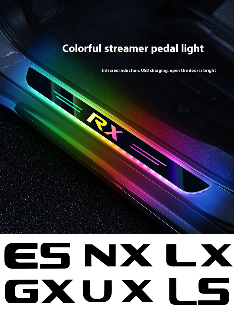 Car LED Wireless Threshold Light For Lexus CT200h LS LX NX RX UX IS GX GS Fsport ES200 ES250 ES260 ES300 LX470 LX570 IS300 RX300