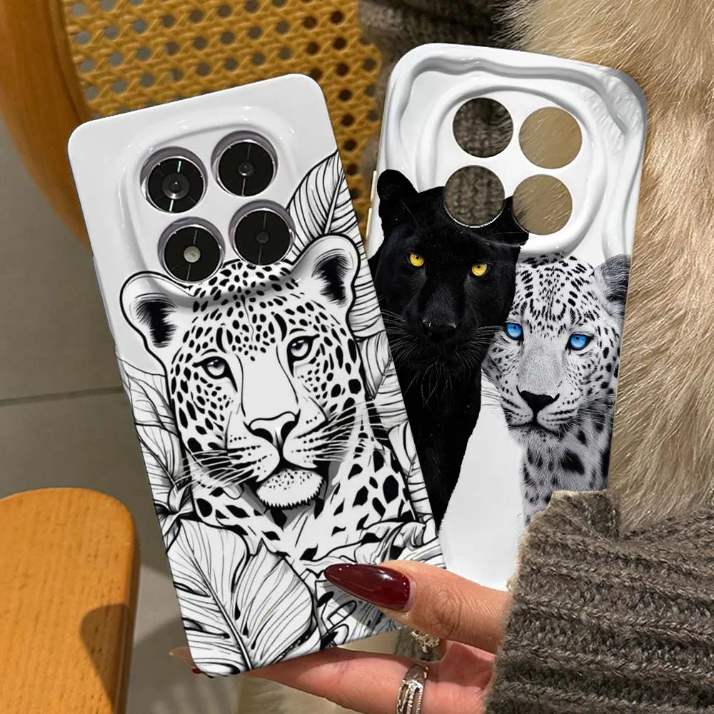 

Anime leopard pattern For Redmi Note 15 14 13 12 12S 12T 11 11T 11S 10 10S SE Pro Plus 4G 5G Feilin Wave Oil Shell Cover