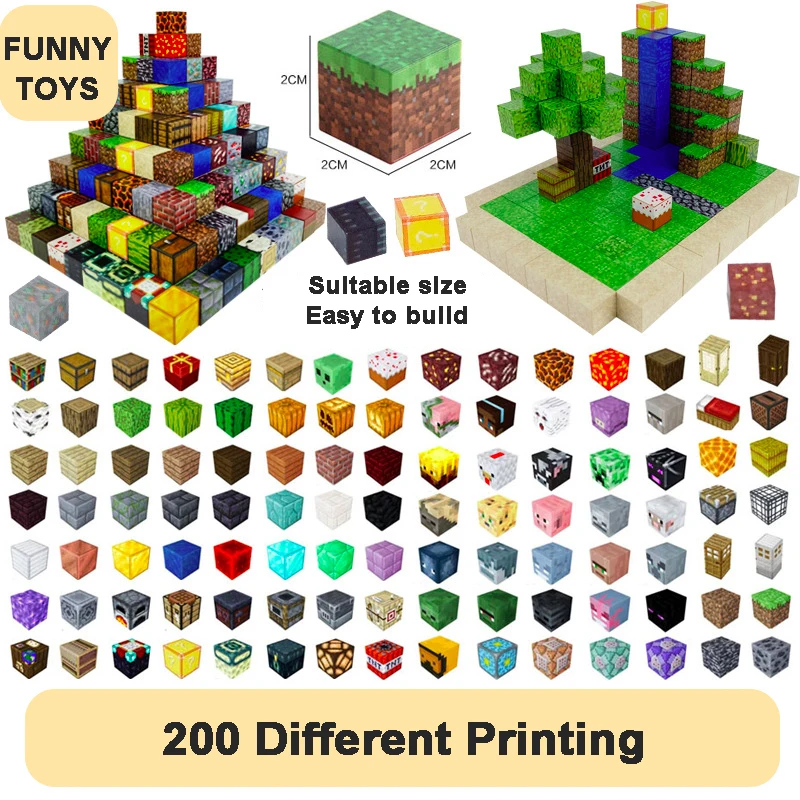 Blocs magnétiques à monter soi-même pour enfants, ensemble monde magnétique pour garçons et filles, jouets sensoriels pour tout-petits, cadeaux, jeu de jouets de Construction