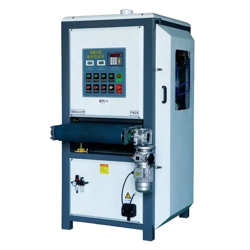 400mm Wide Belt Sanding Machine Motor Engine for Metal Deburring Dross  Calibrating Dimensioning Edge Radiusing Finishing